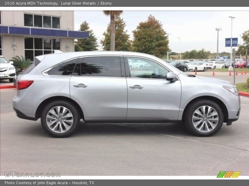 Lunar Silver Metallic / Ebony 2016 Acura MDX Technology