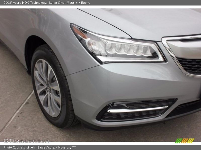 Lunar Silver Metallic / Ebony 2016 Acura MDX Technology