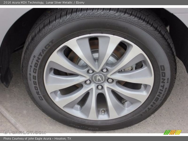 Lunar Silver Metallic / Ebony 2016 Acura MDX Technology