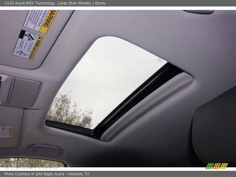Lunar Silver Metallic / Ebony 2016 Acura MDX Technology