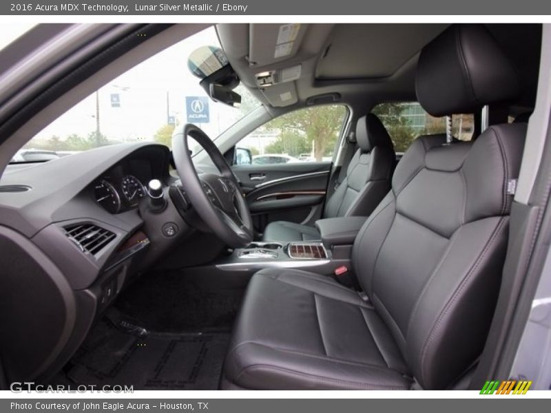 Lunar Silver Metallic / Ebony 2016 Acura MDX Technology