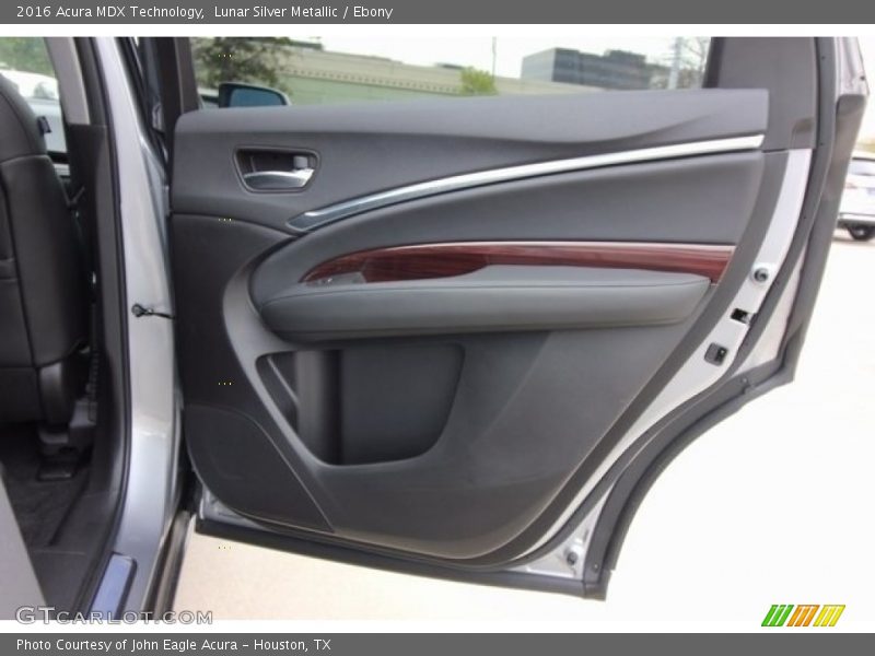 Lunar Silver Metallic / Ebony 2016 Acura MDX Technology