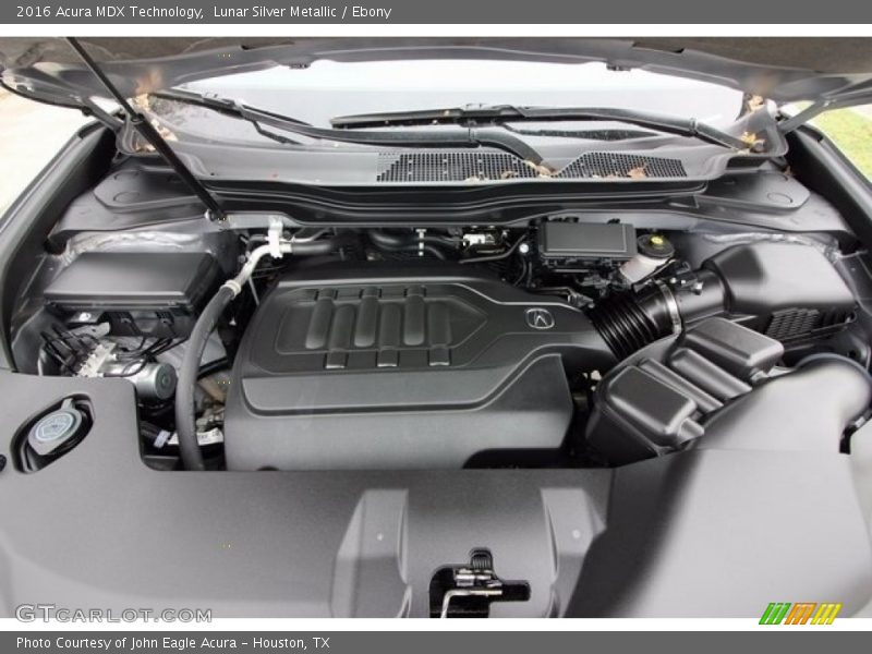 Lunar Silver Metallic / Ebony 2016 Acura MDX Technology