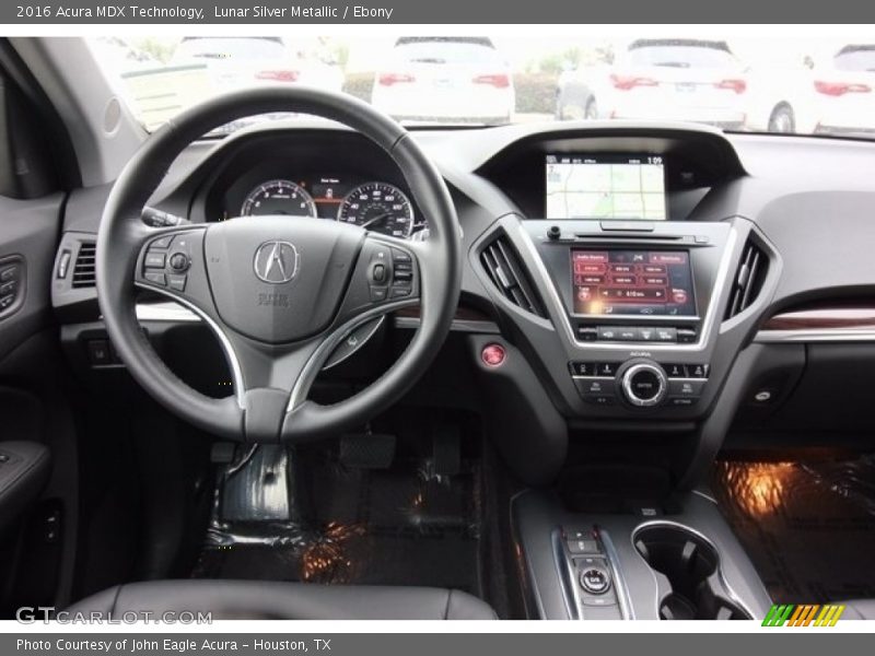 Lunar Silver Metallic / Ebony 2016 Acura MDX Technology