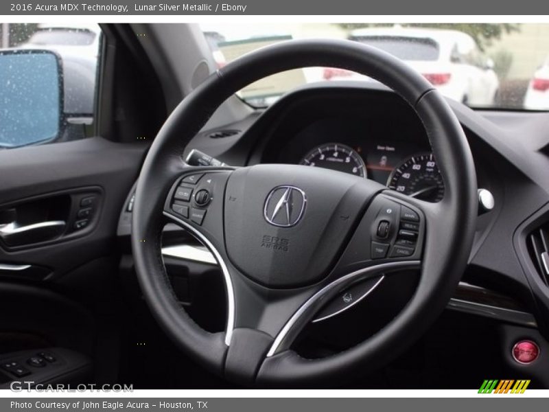 Lunar Silver Metallic / Ebony 2016 Acura MDX Technology