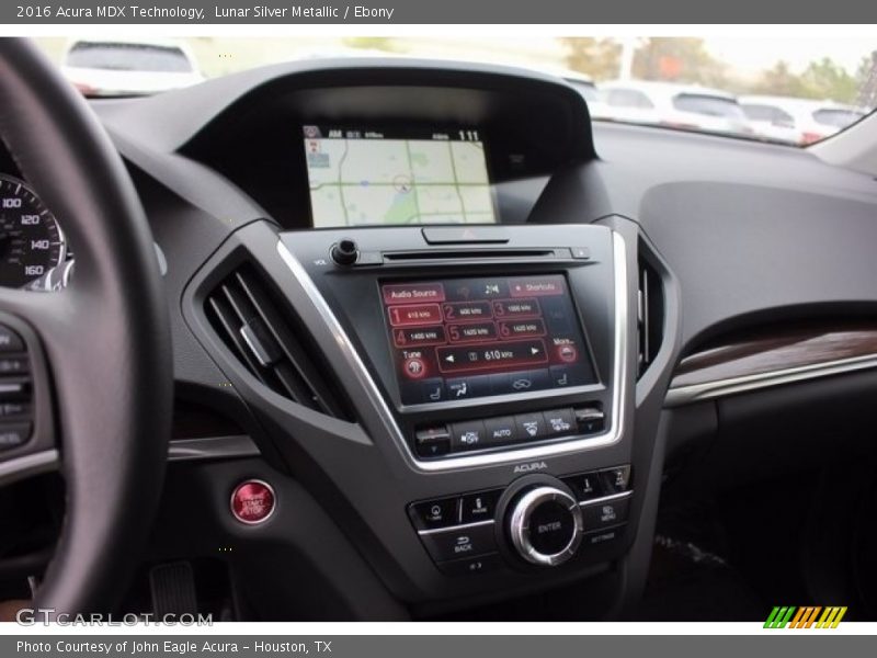 Lunar Silver Metallic / Ebony 2016 Acura MDX Technology