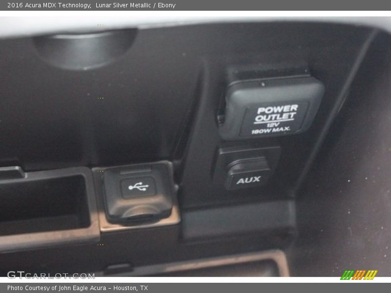 Lunar Silver Metallic / Ebony 2016 Acura MDX Technology