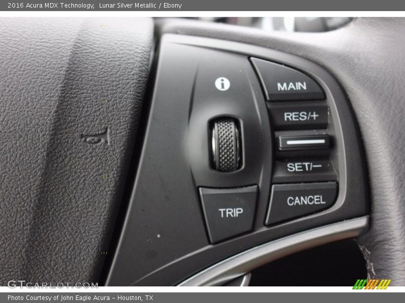 Lunar Silver Metallic / Ebony 2016 Acura MDX Technology