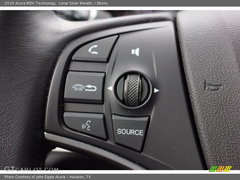 Lunar Silver Metallic / Ebony 2016 Acura MDX Technology