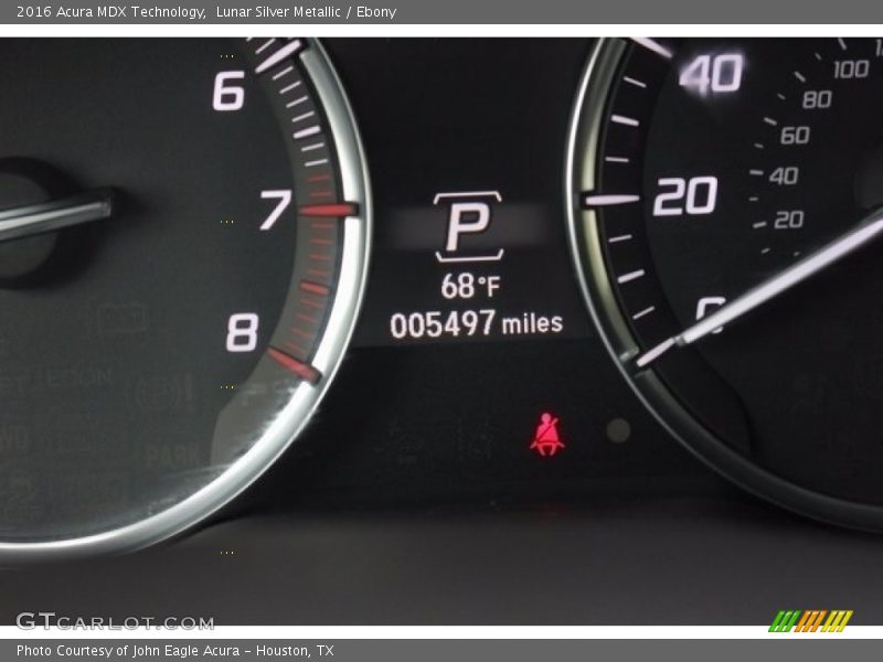 Lunar Silver Metallic / Ebony 2016 Acura MDX Technology