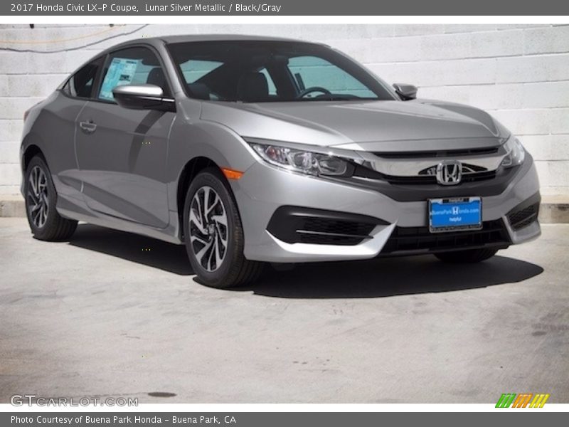 Front 3/4 View of 2017 Civic LX-P Coupe