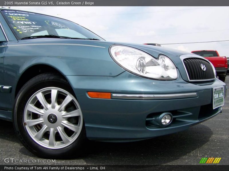 Celadon Green / Beige 2005 Hyundai Sonata GLS V6