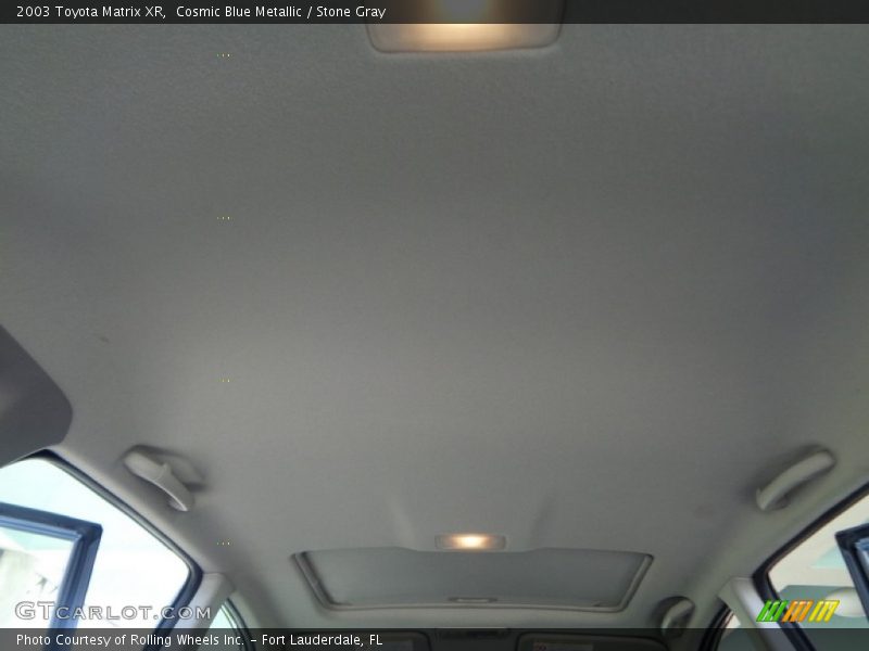 Cosmic Blue Metallic / Stone Gray 2003 Toyota Matrix XR