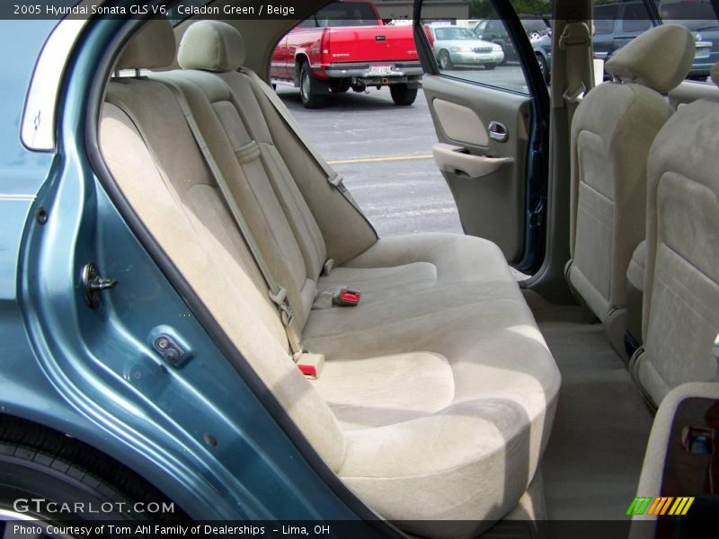Celadon Green / Beige 2005 Hyundai Sonata GLS V6