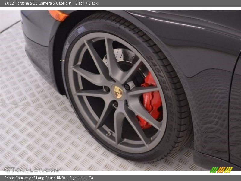 Black / Black 2012 Porsche 911 Carrera S Cabriolet