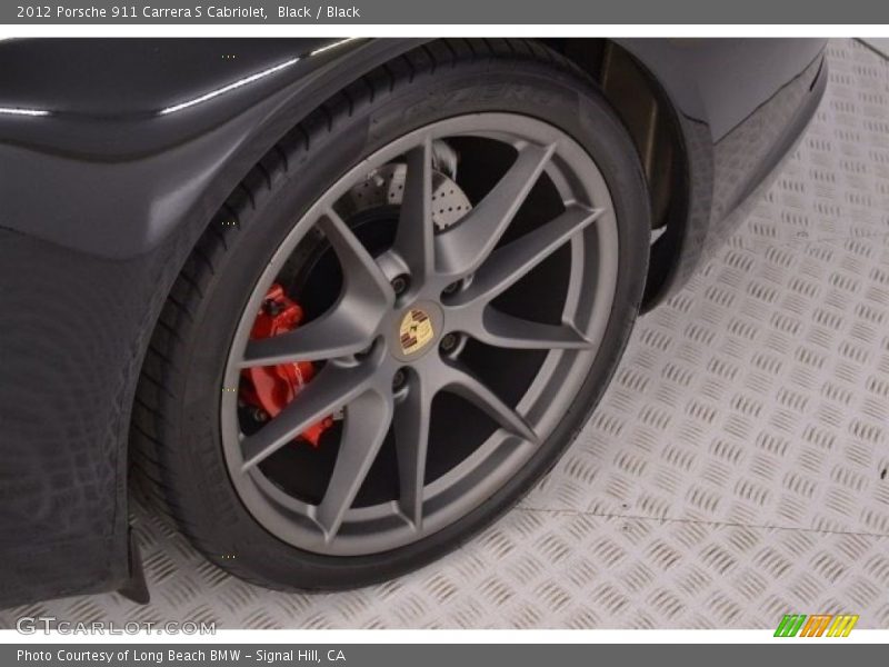 Black / Black 2012 Porsche 911 Carrera S Cabriolet