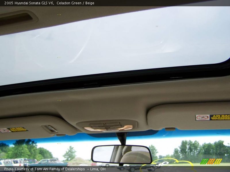 Celadon Green / Beige 2005 Hyundai Sonata GLS V6