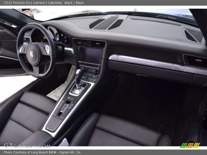 Black / Black 2012 Porsche 911 Carrera S Cabriolet