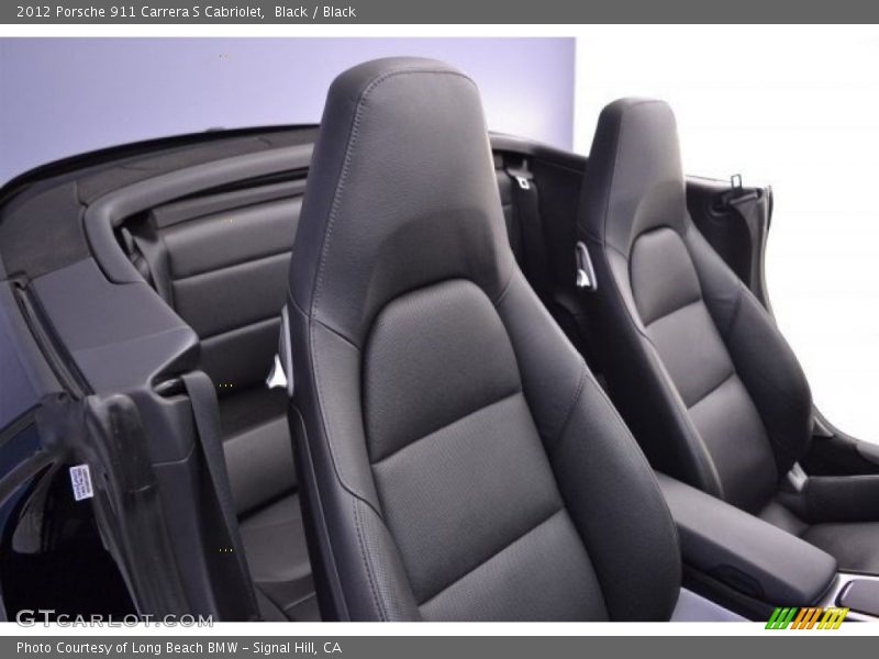 Black / Black 2012 Porsche 911 Carrera S Cabriolet