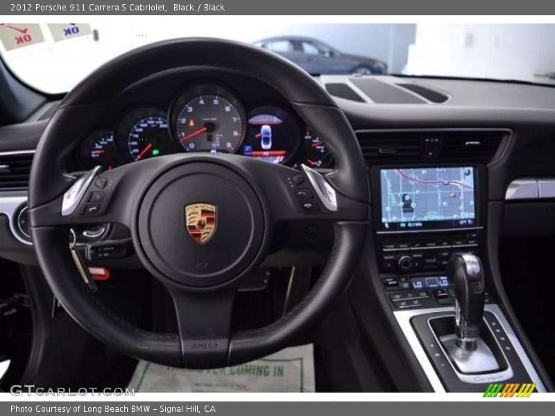 Black / Black 2012 Porsche 911 Carrera S Cabriolet