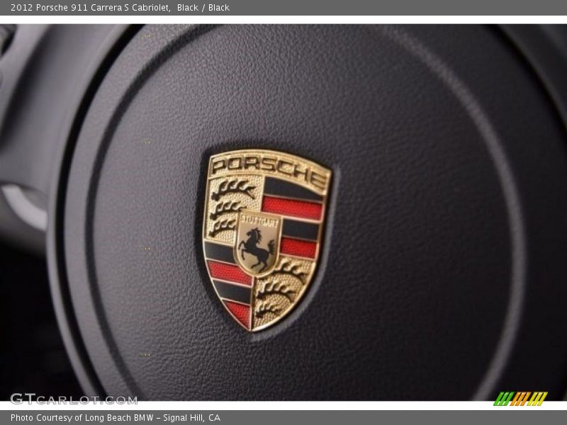 Black / Black 2012 Porsche 911 Carrera S Cabriolet