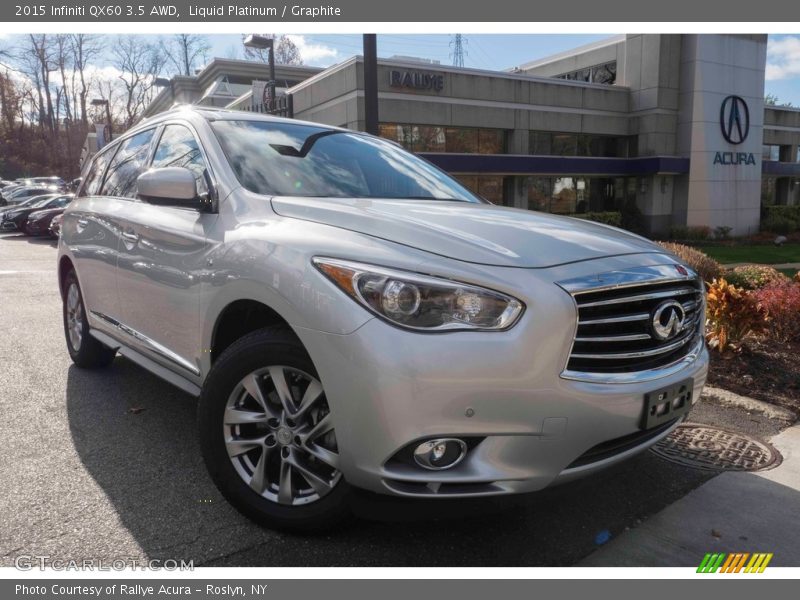 Liquid Platinum / Graphite 2015 Infiniti QX60 3.5 AWD