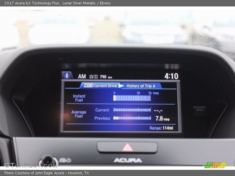 Lunar Silver Metallic / Ebony 2017 Acura ILX Technology Plus