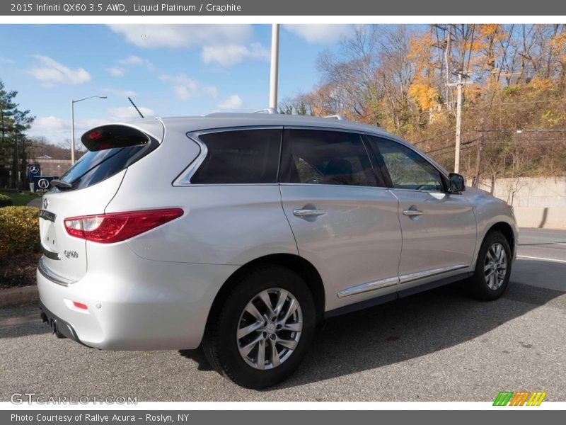 Liquid Platinum / Graphite 2015 Infiniti QX60 3.5 AWD