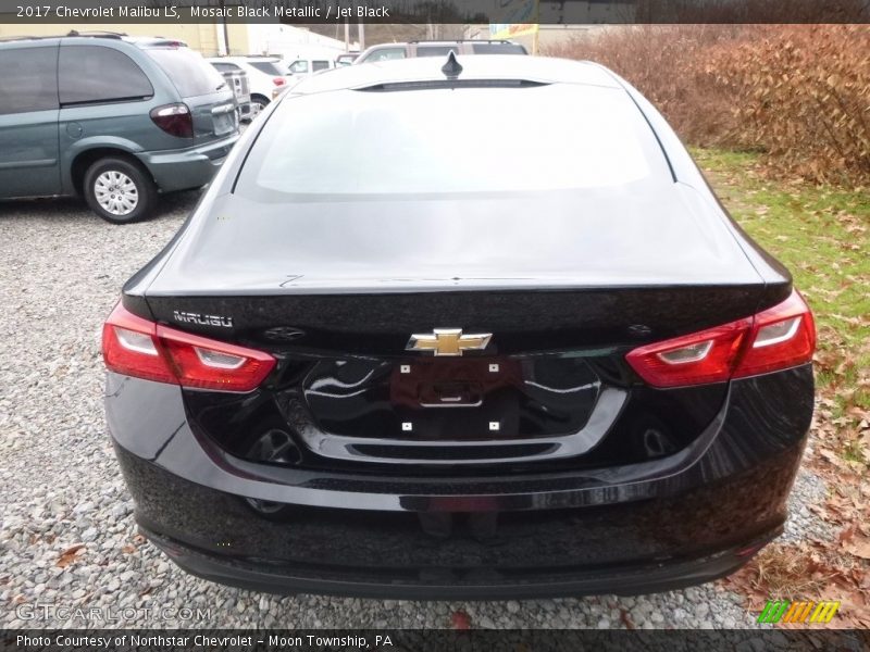 Mosaic Black Metallic / Jet Black 2017 Chevrolet Malibu LS