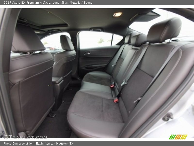 Rear Seat of 2017 ILX Premium A-Spec