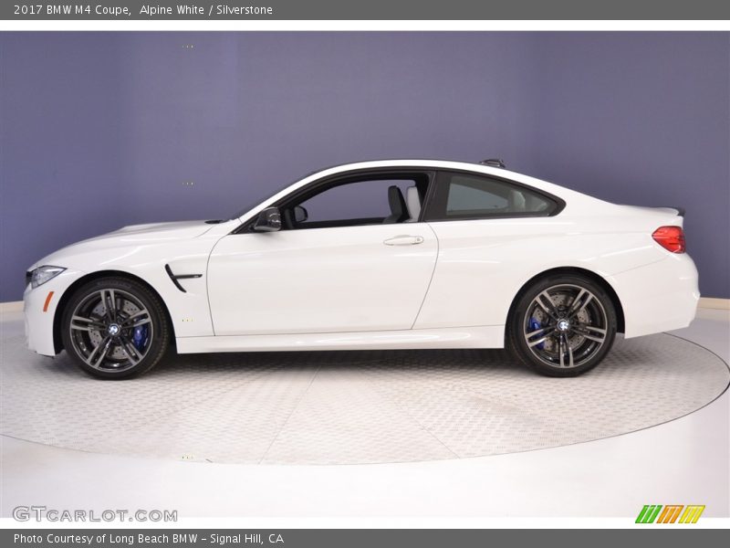 Alpine White / Silverstone 2017 BMW M4 Coupe