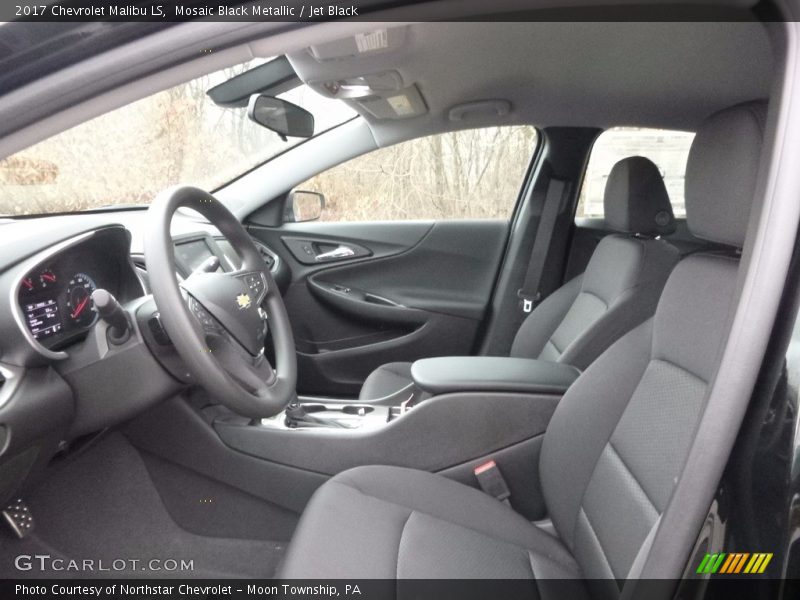 Mosaic Black Metallic / Jet Black 2017 Chevrolet Malibu LS