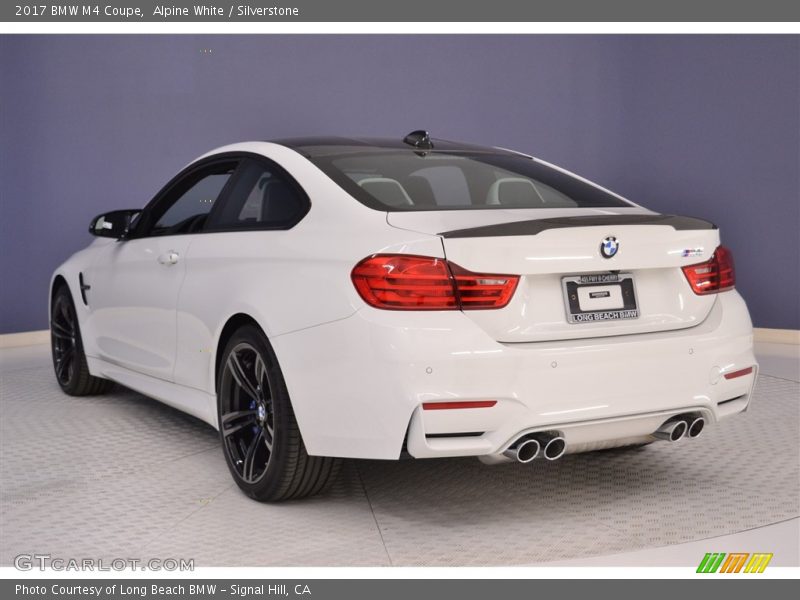 Alpine White / Silverstone 2017 BMW M4 Coupe