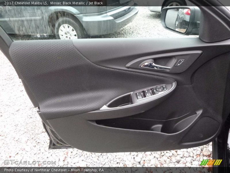 Mosaic Black Metallic / Jet Black 2017 Chevrolet Malibu LS