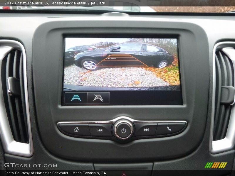 Mosaic Black Metallic / Jet Black 2017 Chevrolet Malibu LS