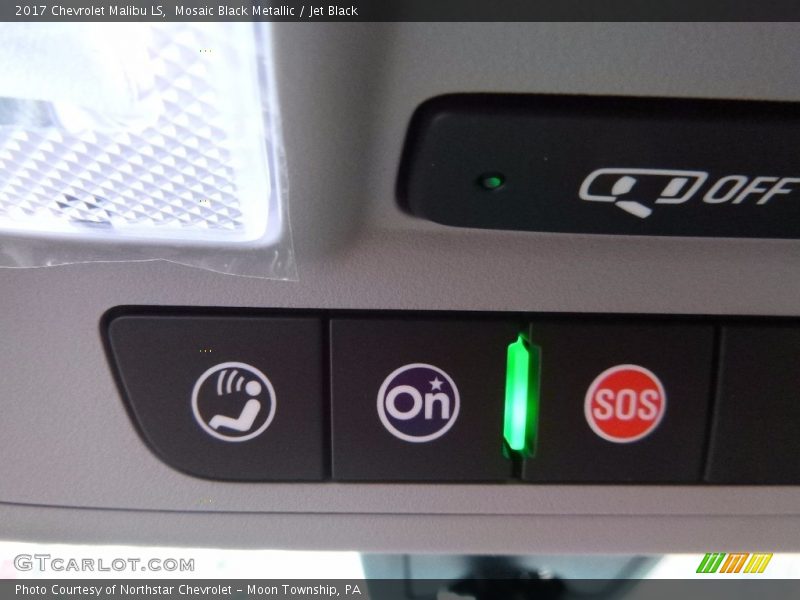 Mosaic Black Metallic / Jet Black 2017 Chevrolet Malibu LS