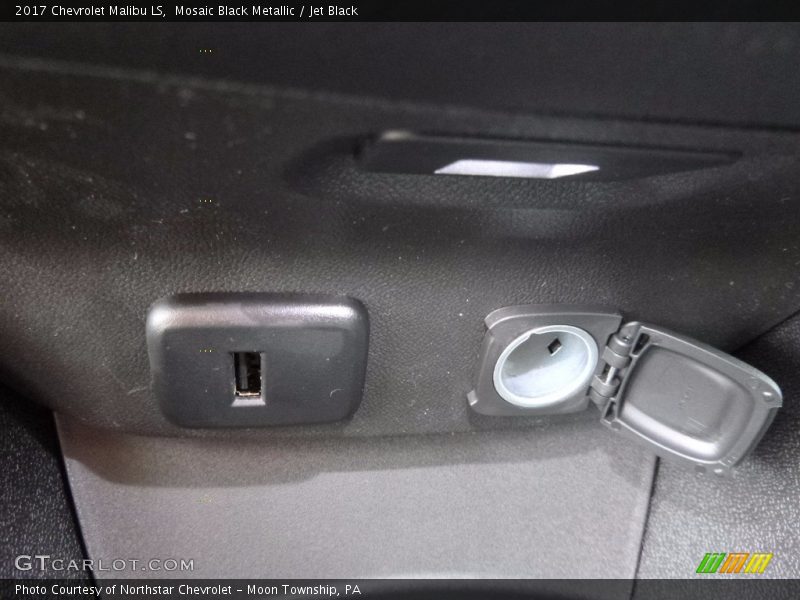 Mosaic Black Metallic / Jet Black 2017 Chevrolet Malibu LS