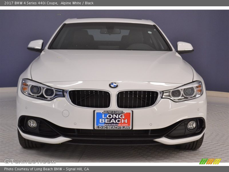 Alpine White / Black 2017 BMW 4 Series 440i Coupe