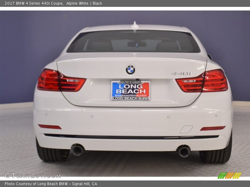 Alpine White / Black 2017 BMW 4 Series 440i Coupe