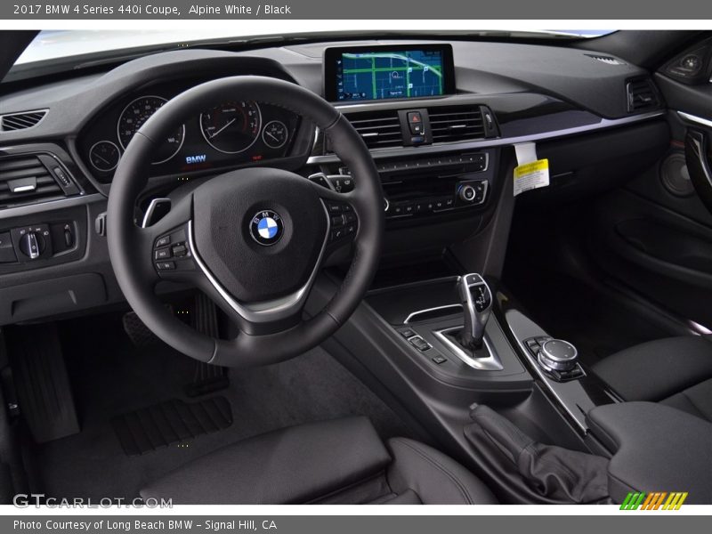 Alpine White / Black 2017 BMW 4 Series 440i Coupe