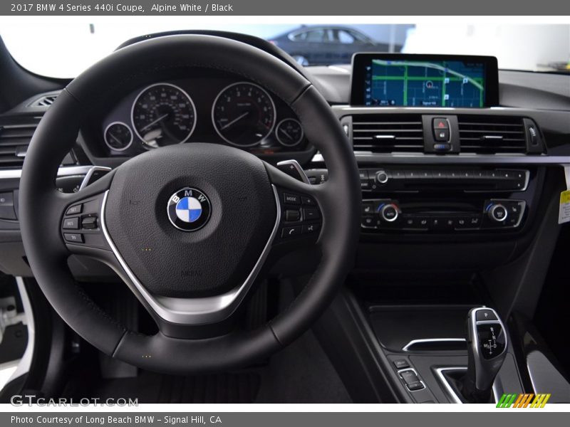 Alpine White / Black 2017 BMW 4 Series 440i Coupe