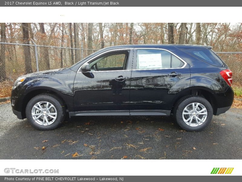 Black / Light Titanium/Jet Black 2017 Chevrolet Equinox LS AWD