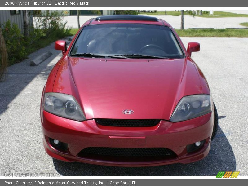 Electric Red / Black 2006 Hyundai Tiburon SE