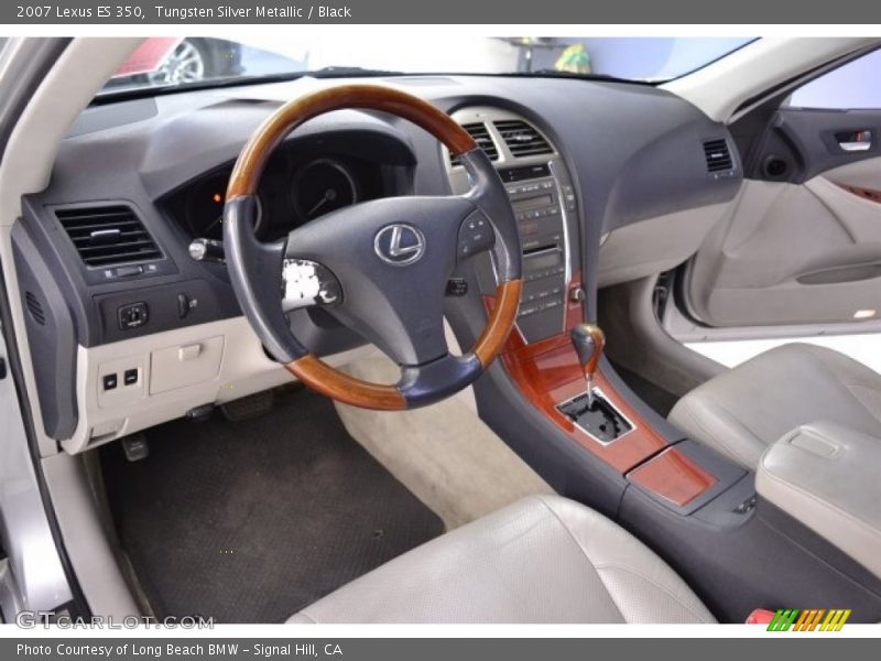 Tungsten Silver Metallic / Black 2007 Lexus ES 350