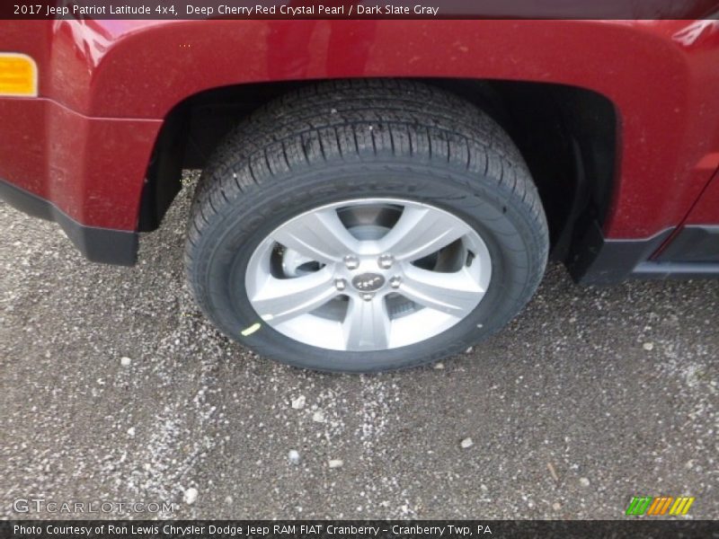 Deep Cherry Red Crystal Pearl / Dark Slate Gray 2017 Jeep Patriot Latitude 4x4