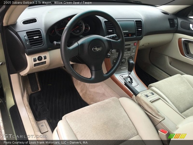 Willow Green Opal / Taupe 2005 Subaru Outback 2.5i Wagon