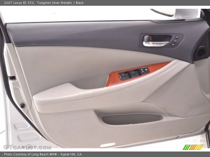 Tungsten Silver Metallic / Black 2007 Lexus ES 350