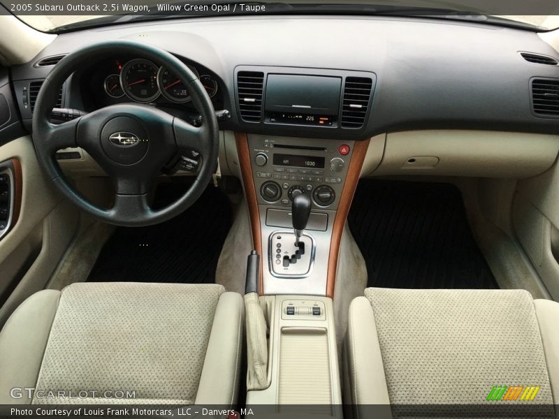Willow Green Opal / Taupe 2005 Subaru Outback 2.5i Wagon