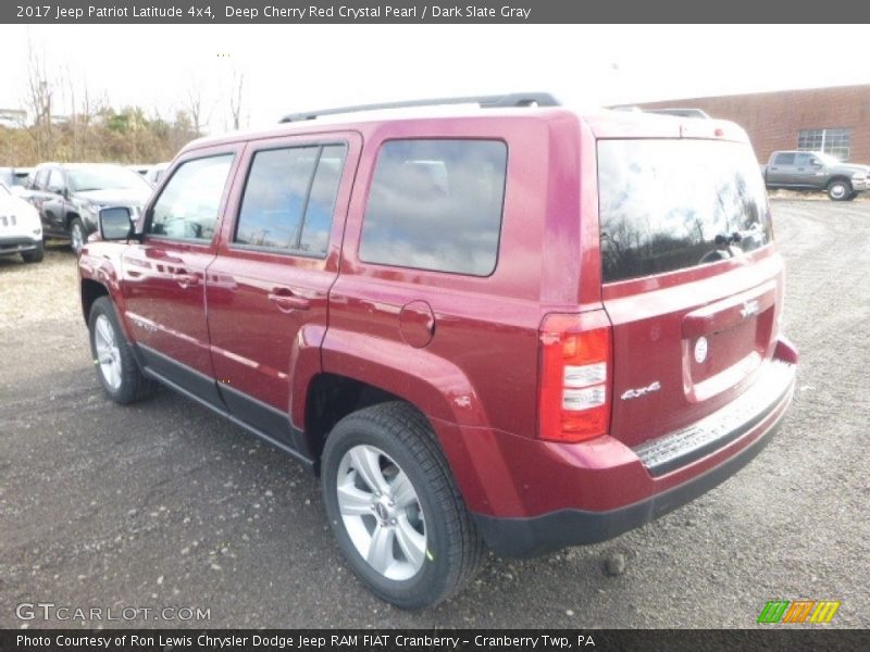 Deep Cherry Red Crystal Pearl / Dark Slate Gray 2017 Jeep Patriot Latitude 4x4