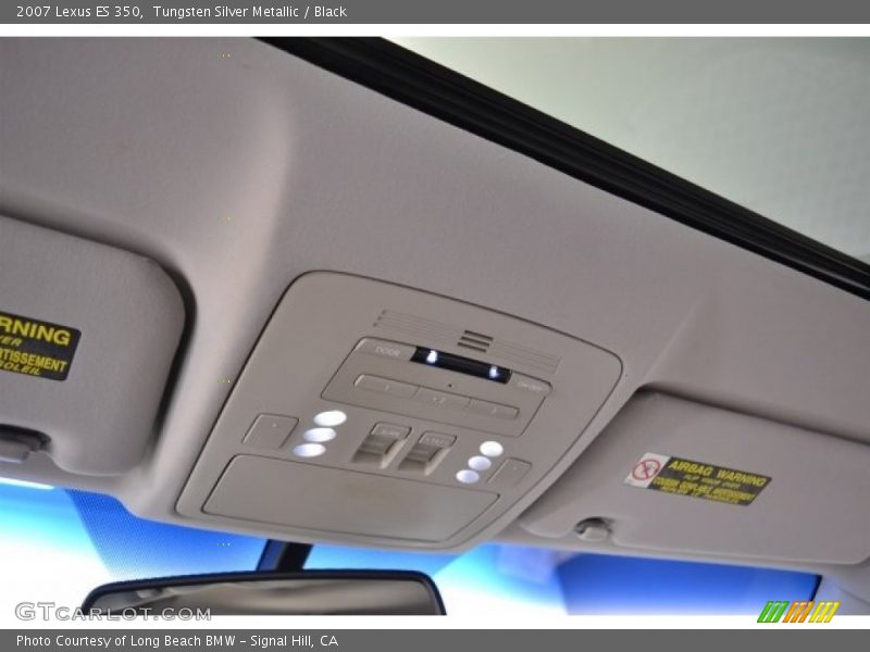 Tungsten Silver Metallic / Black 2007 Lexus ES 350